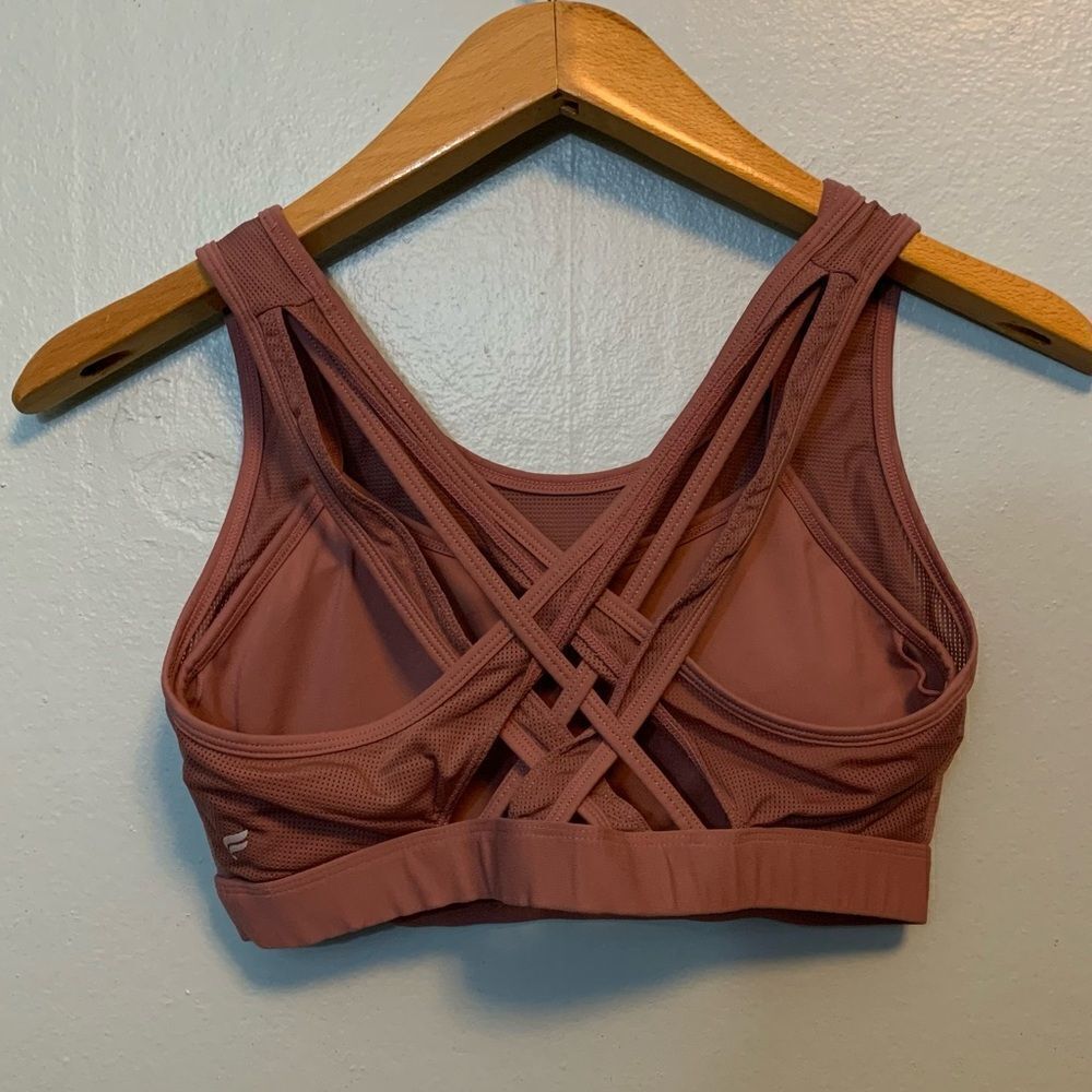 Fabletics Pink Sports Bra Small - Picture 3 of 3